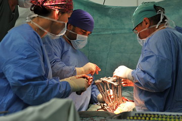 Záber z operačnej sály vo Fakultnej nemocnici v Žiline