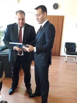 Minister zdravotníctva Tomáš Drucker s úradujúcim bulharským ministrom zdravotníctva Miroslavom Nenkovom