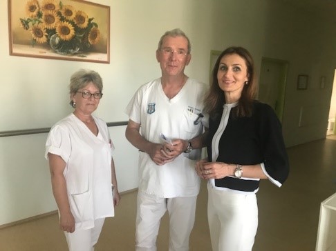 ministerka zdravotníctva Andrea Kalavská navštívila nemocnicu v Lučenci.