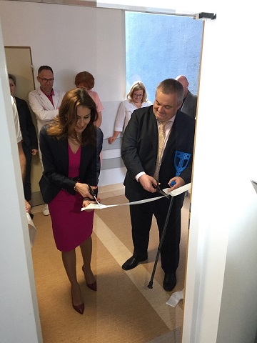 Ministerka zdravotníctva Andrea Kalavská sa v utorok zúčastnila na slávnostnom  otvorení CT pracoviska v Trnave