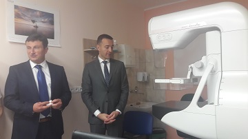 Minister zdravotníctva Tomáš Drucker si prezrel pracovisko s moderným mamografom vo Fakultnej nemocnici J.A. Reimana v Prešove