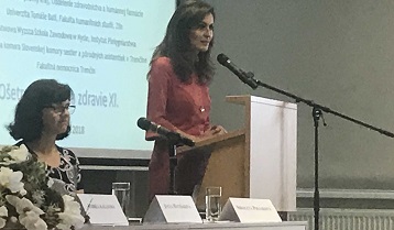 Ministerka zdravotníctva Andrea Kalavská na konferencii Ošetrovateľstvo a zdravie v Trenčíne 