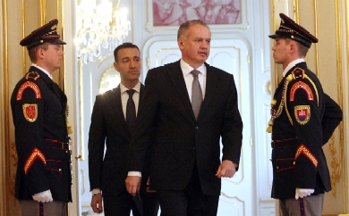 Ministra zdravotníctva Tomáša Druckera, ako prvého člena nového vládneho kabinetu, prijal prezident SR Andrej Kiska