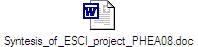 Syntesis_of_ESCI_project_PHEA08.doc