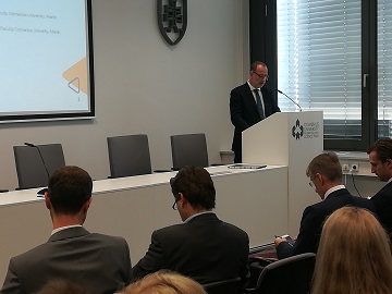 Štátny tajomník MZ SR Stanislav Špánik vystúpil na konferencii o biomedicínskom výskume a vývoji
