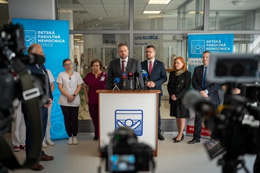 Minister zdravotníctva Kamil Šaško navštívil Detskú fakultnú nemocnicu v Košiciach