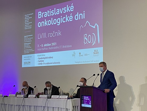Minister zdravotníctva Vladimír Lengvarský na otvorení Bratislavských onkologických dní