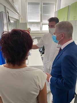 Minister zdravotníctva Vladimír Lengvarský navštívil Trnavskú fakultnú nemocnicu