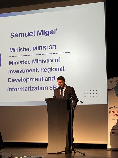 Minister investícií, regionálneho rozvoja a informatizácie (MIRRI) SR Samuel Migaľ