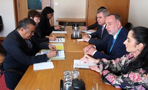 Štátny tajomník Stanislav Špánik v Ženeve rokoval s generálnym riaditeľom WHO Tedrosom Adhanom Ghebreyesusom