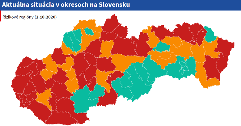 situácia v okresoch 2.10