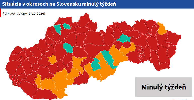 mapa rizikových regiónov k 9.10 mapa rizikových regiónov k 9.10