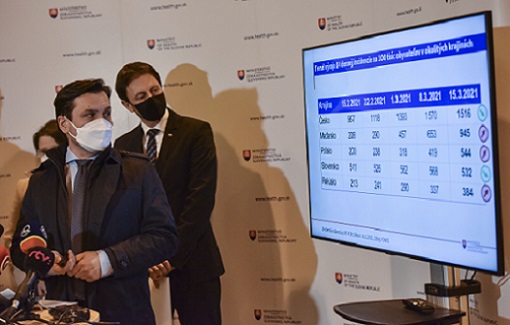 Minister zdravotníctva Eduard Heger a štátny tajomník Peter Stachura o epidemickej situáciii Minister zdravotníctva Eduard Heger a štátny tajomník Peter Stachura o epidemickej situáciii