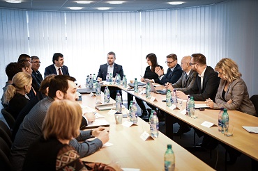 Rokovanie krízového štábu pod vedením premiéra Petra Pellegriniho  o opatreniach proti šíreniu koronavírusu.