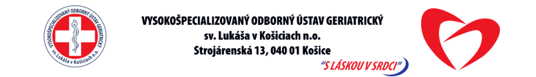 Vysokošpecializovaný odborný ústav geriatrický sv. Lukáša v Košiciach Vysokošpecializovaný odborný ústav geriatrický sv. Lukáša v Košiciach
