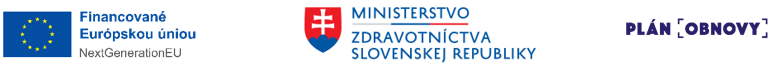 Logá NextGenerationEU, Ministerstvo zdravotníctva SR a Plán obnovy Logá NextGenerationEU, Ministerstvo zdravotníctva SR a Plán obnovy