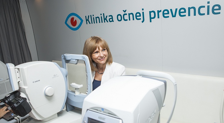 Ministerka Zuzana Zvolenská absolvovala preventívne vyšetrenie zamerané na vekom podmienenú degeneráciu makuly.