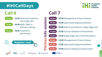 Iniciatíva pre inovatívnu medicínu (IHI) informačné dni k výzvam 6 a 7